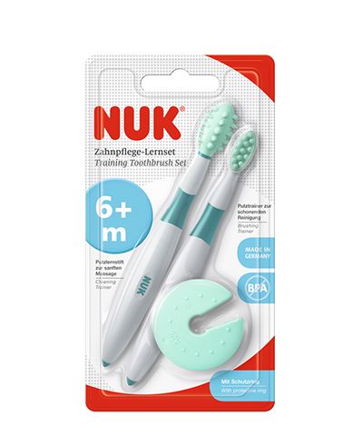 Nuk Training Toothbrush Set 6months +