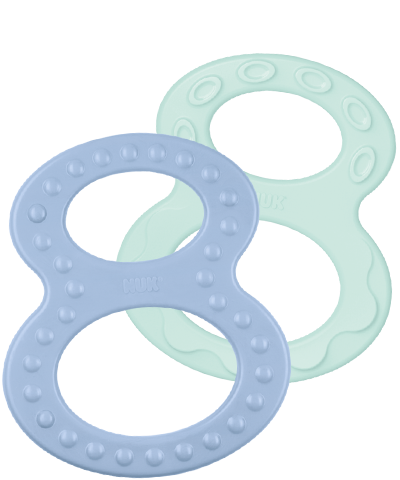 Nuk Teething Set, 2 pack Green/(Blue