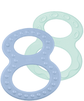 Nuk Teething Set, 2 pack Green/(Blue