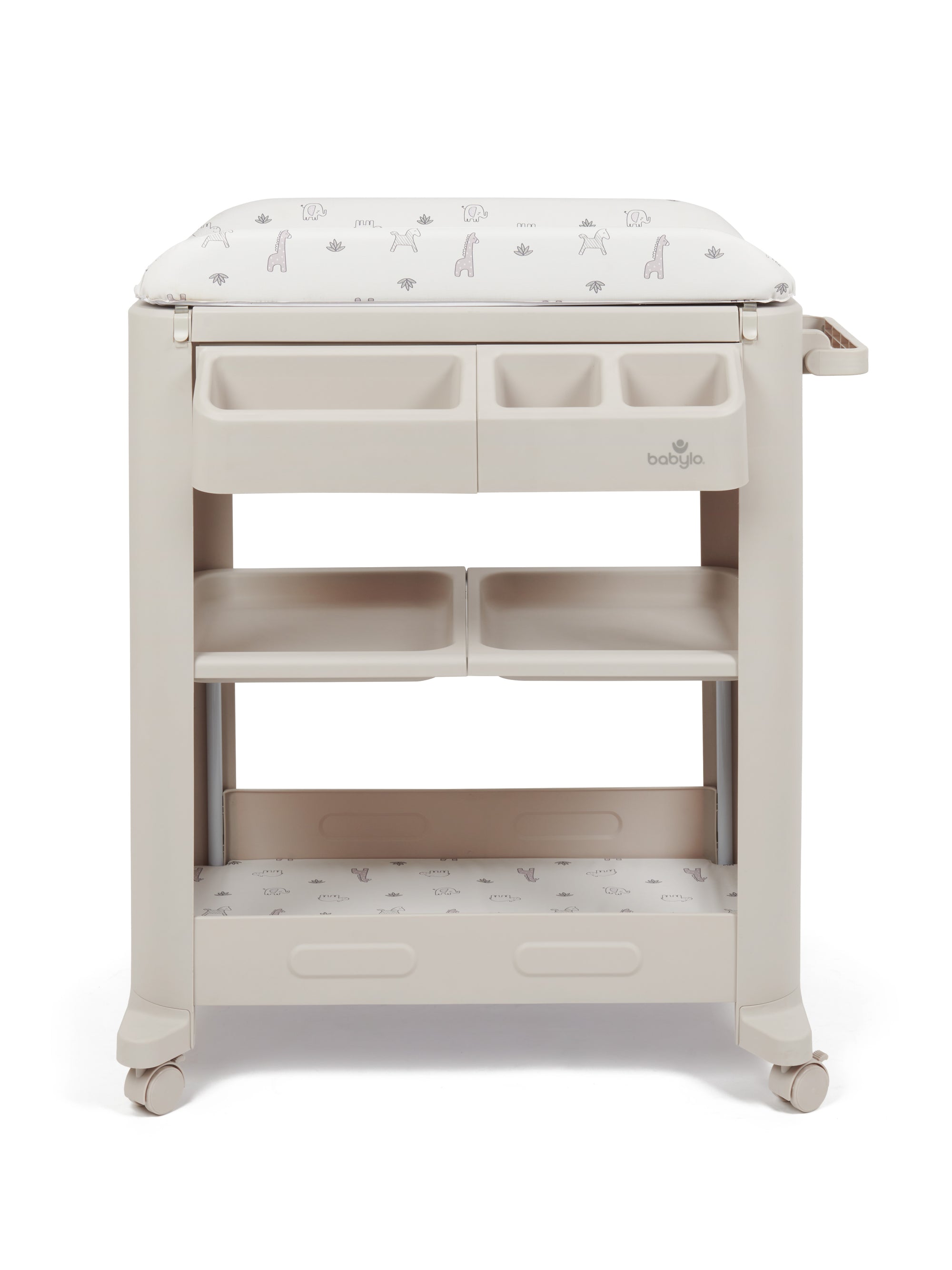 Babylo Oasis Smart Changer - Sand Beige with Animal Print