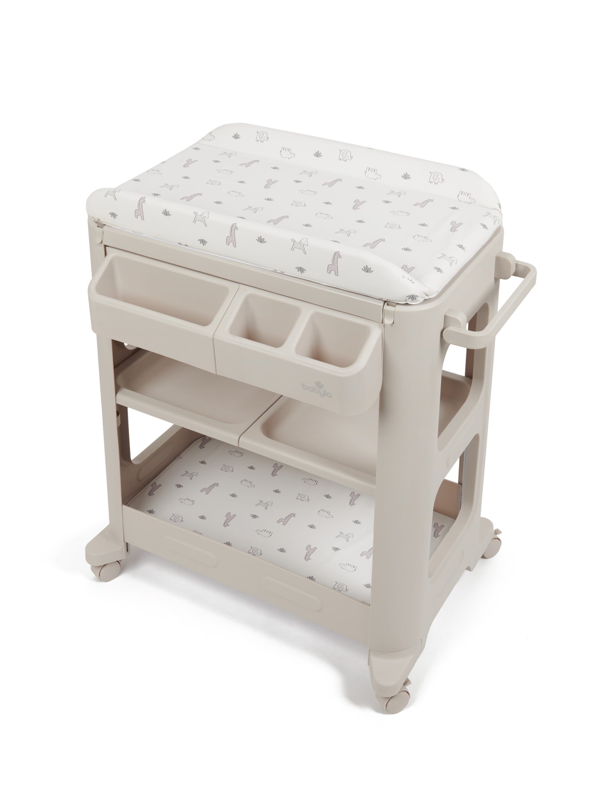 Babylo Oasis Smart Changer - Sand Beige with Animal Print