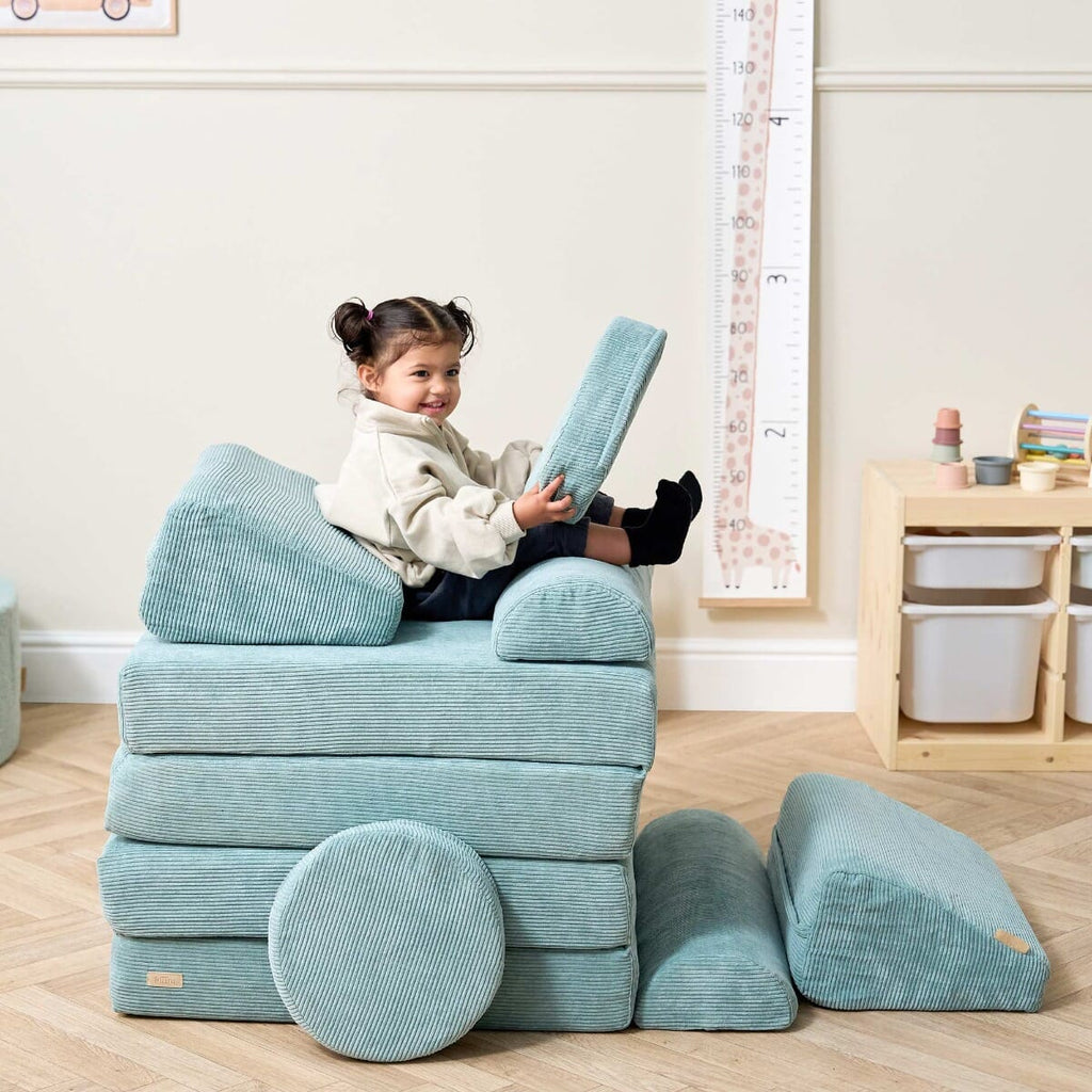 Tutti Bambini Playrama Montessori Kids Play Sofa - Ocean Stone