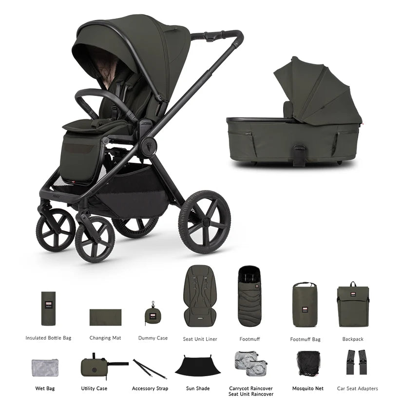 Venicci Upline 3 x Hunter 2in1 - Dark Olive
