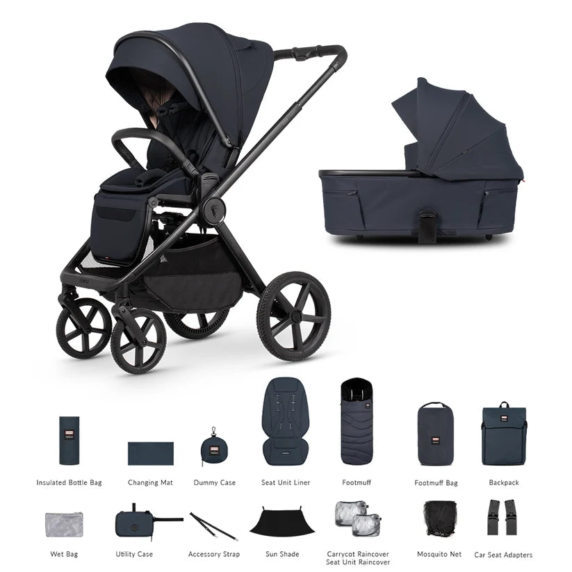 Venicci Upline 3 x Hunter 2in1 - Navy