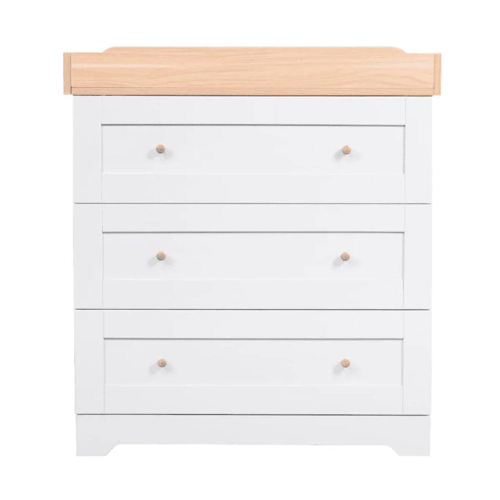 Tutti Bambini Malmo Cot Bed with Rio Furniture 2 Piece Room Set -Dove Grey & Honey Oak (Copy)