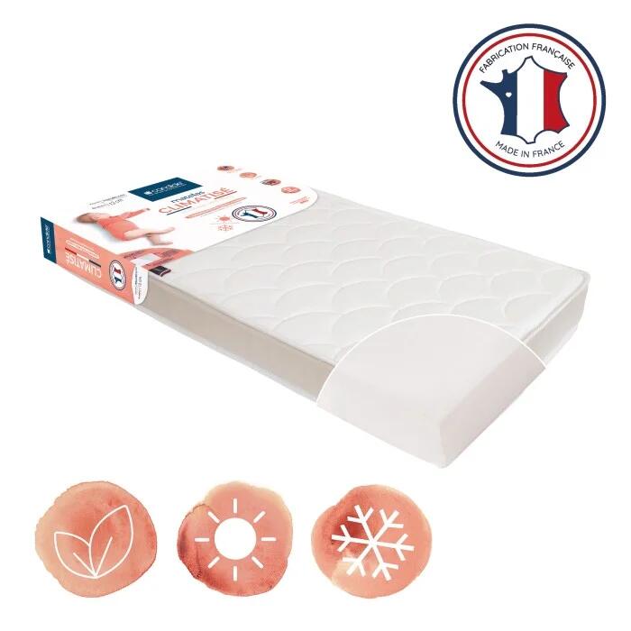 Candide Seasonal Climatise Cot Bed Mattress 140x70x12cm