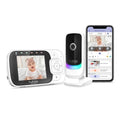 Hubble Connected Nursery Pal Essentials 2.8" Video Baby Monitor - White