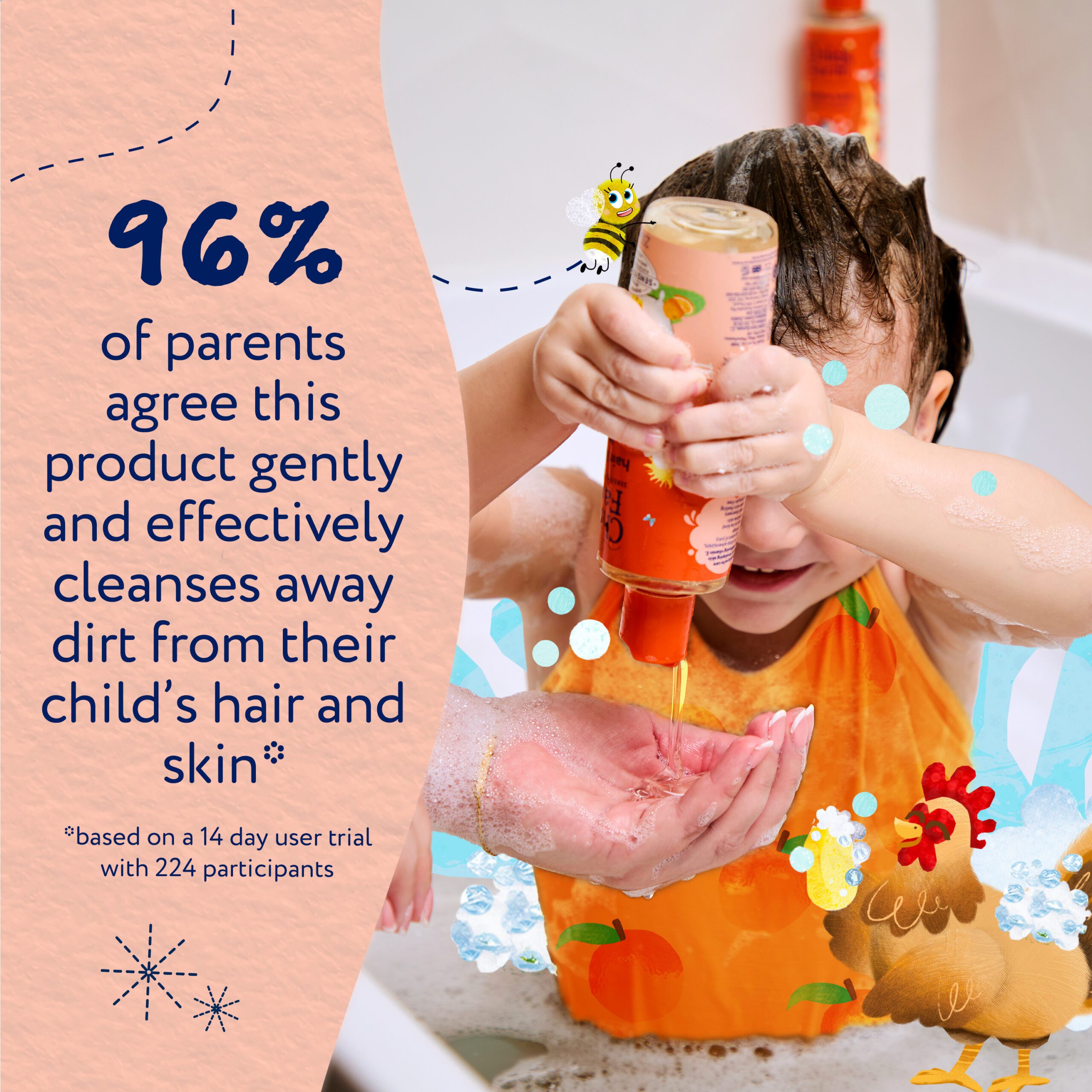 Childs Farm Hair & Body Wash, Sweet Orange 250ml