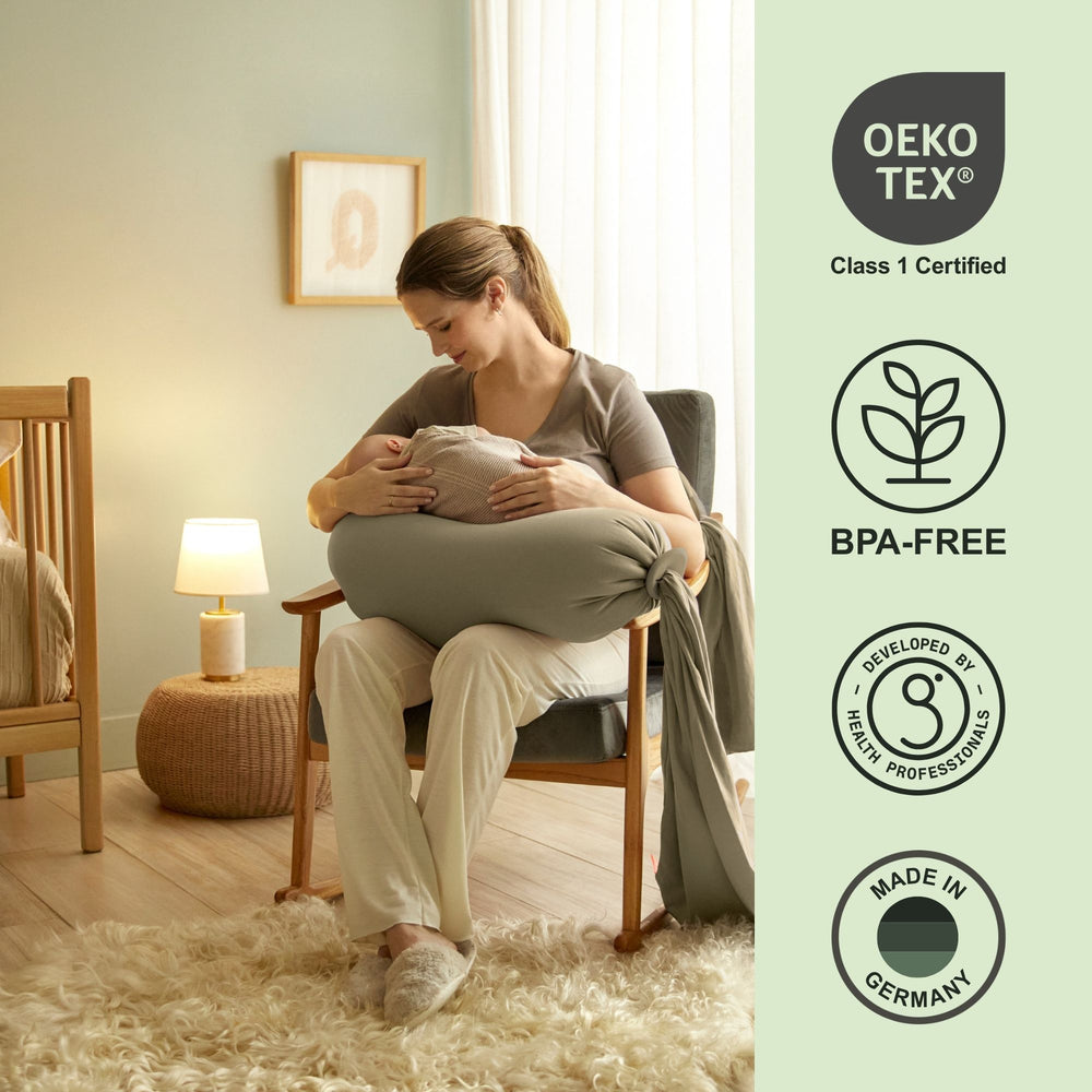 BBhugme Pregnancy Pillow - Dusty Olive
