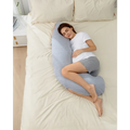 Momcozy J-Shaped Pregnancy Body Pillow
