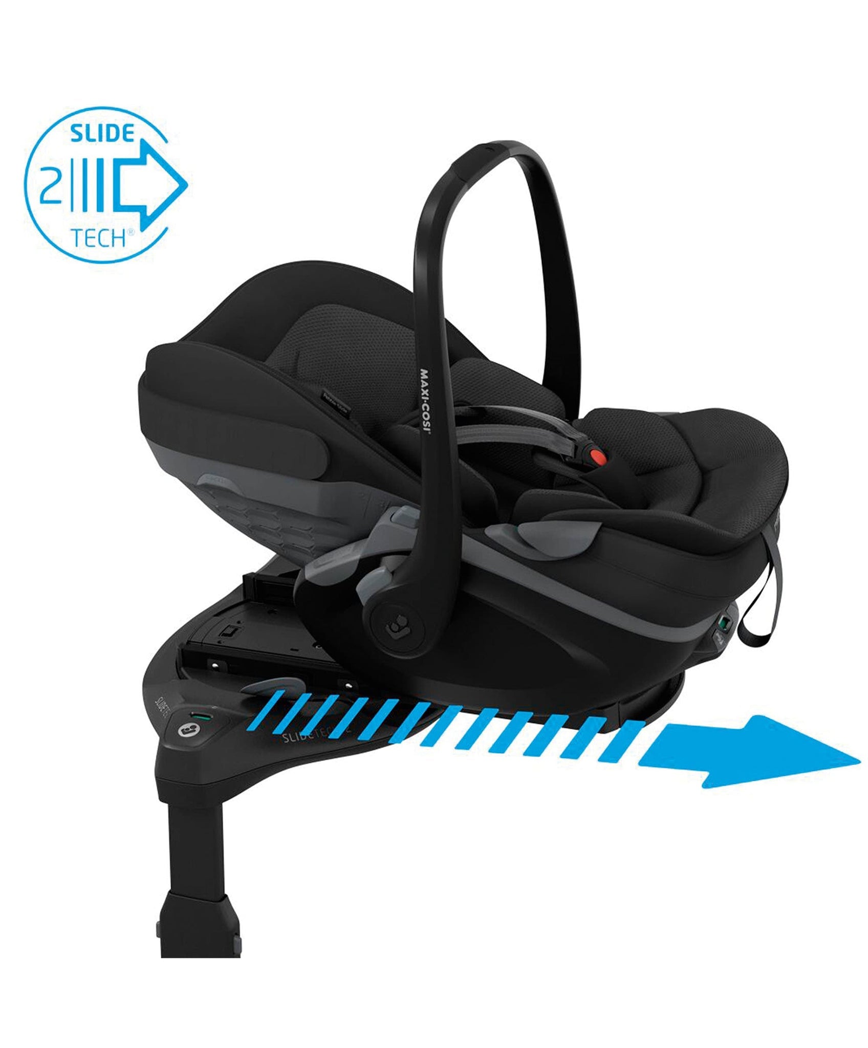 Maxi Cosi Pebble Slide Pro + Base - Onyx Black