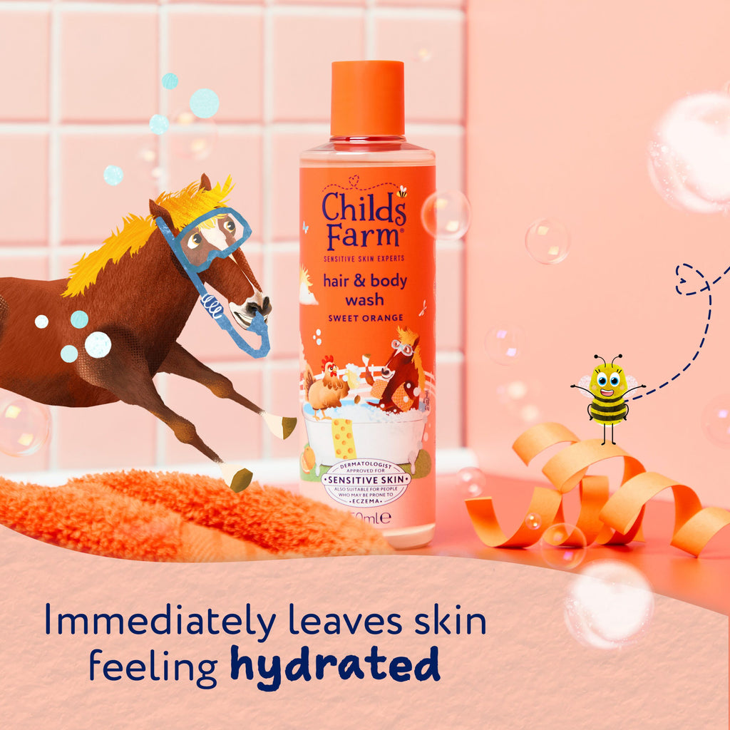 Childs Farm Hair & Body Wash, Sweet Orange 250ml