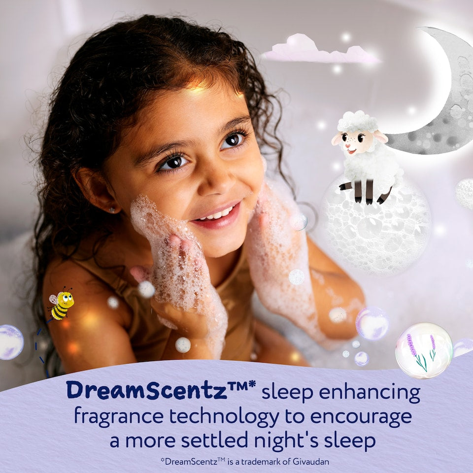 Childs Farm SlumberTime Bath Soak 250ml Lavender & Moon Milk Gentle Bubble Bath for Babies, Kids & Sensitive Skin
