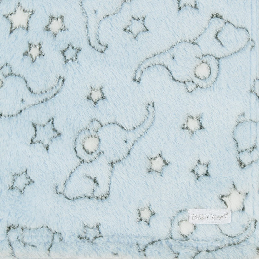 Babytown Baby Stars & Elephant Blanket