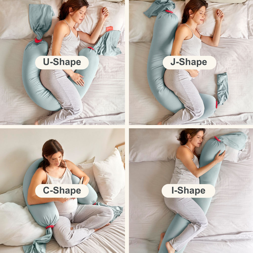 BBhugme Pregnancy Pillow - Eucalyptus