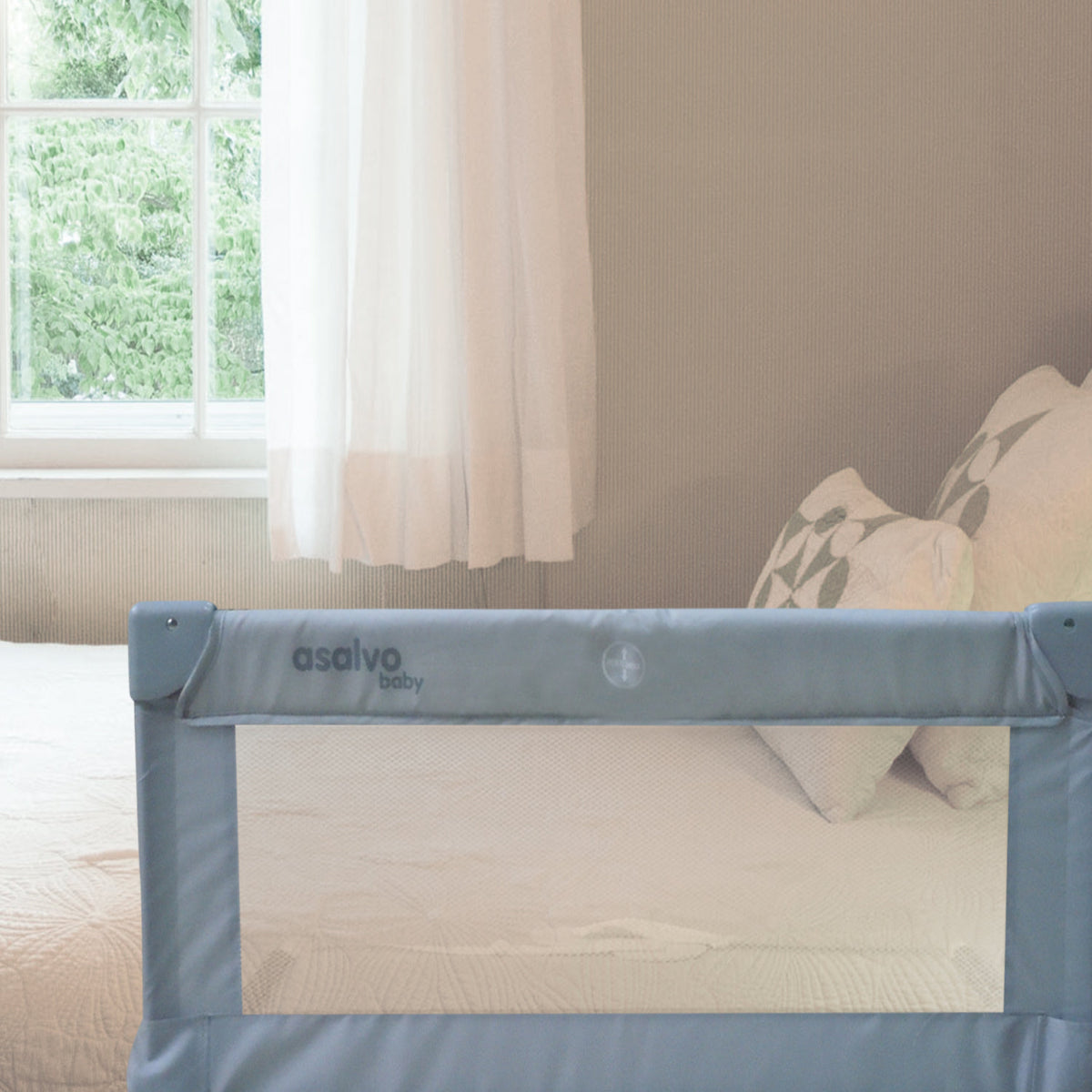 Asalvo 90cm Bed Rail - Grey