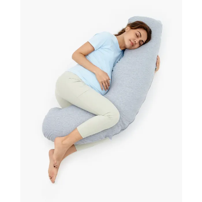 Momcozy J-Shaped Pregnancy Body Pillow