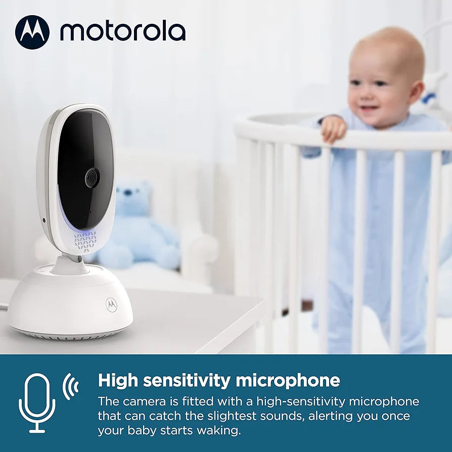 Motorola VM75 5" Video Baby Monitor with Remote Pan & Temperature Monitoring
