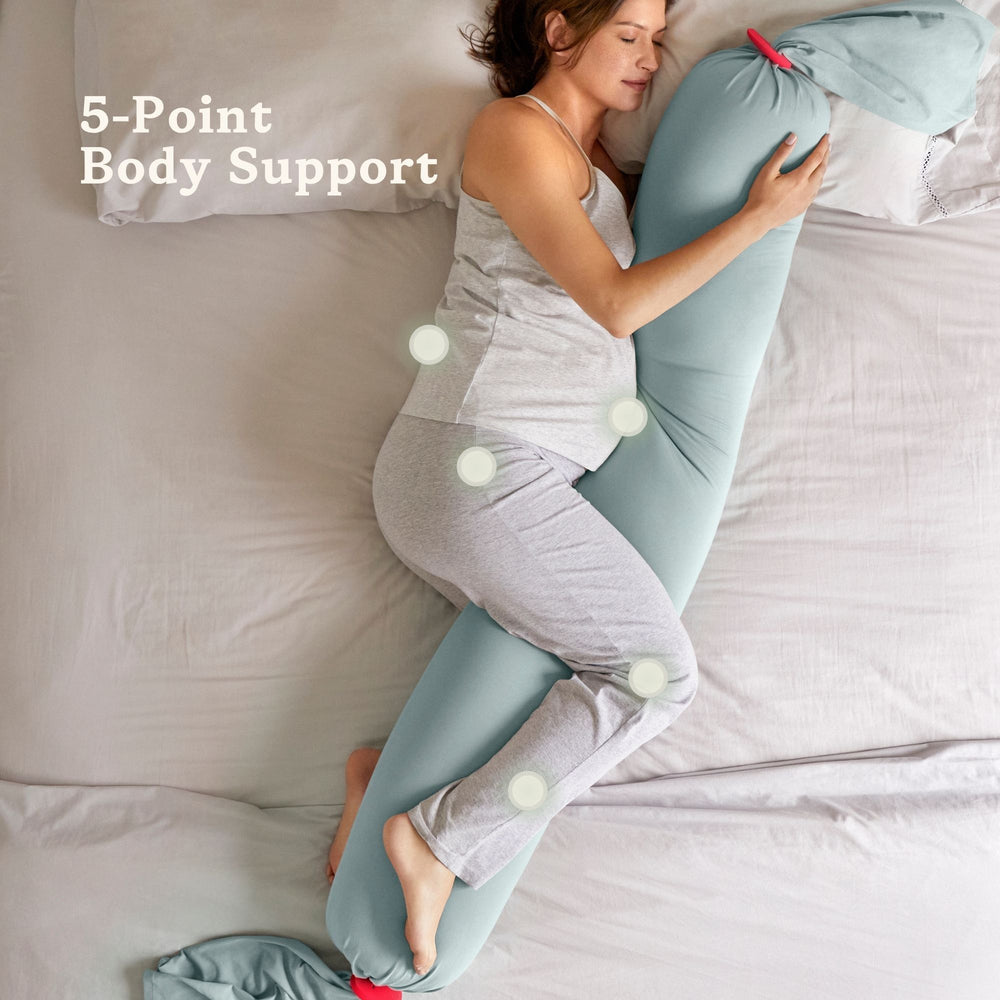 BBhugme Pregnancy Pillow - Eucalyptus