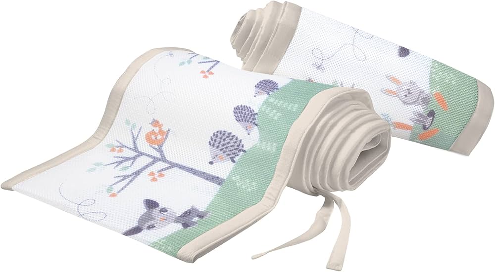 Breathable Baby Mesh Cot Liner - Woodland Walk