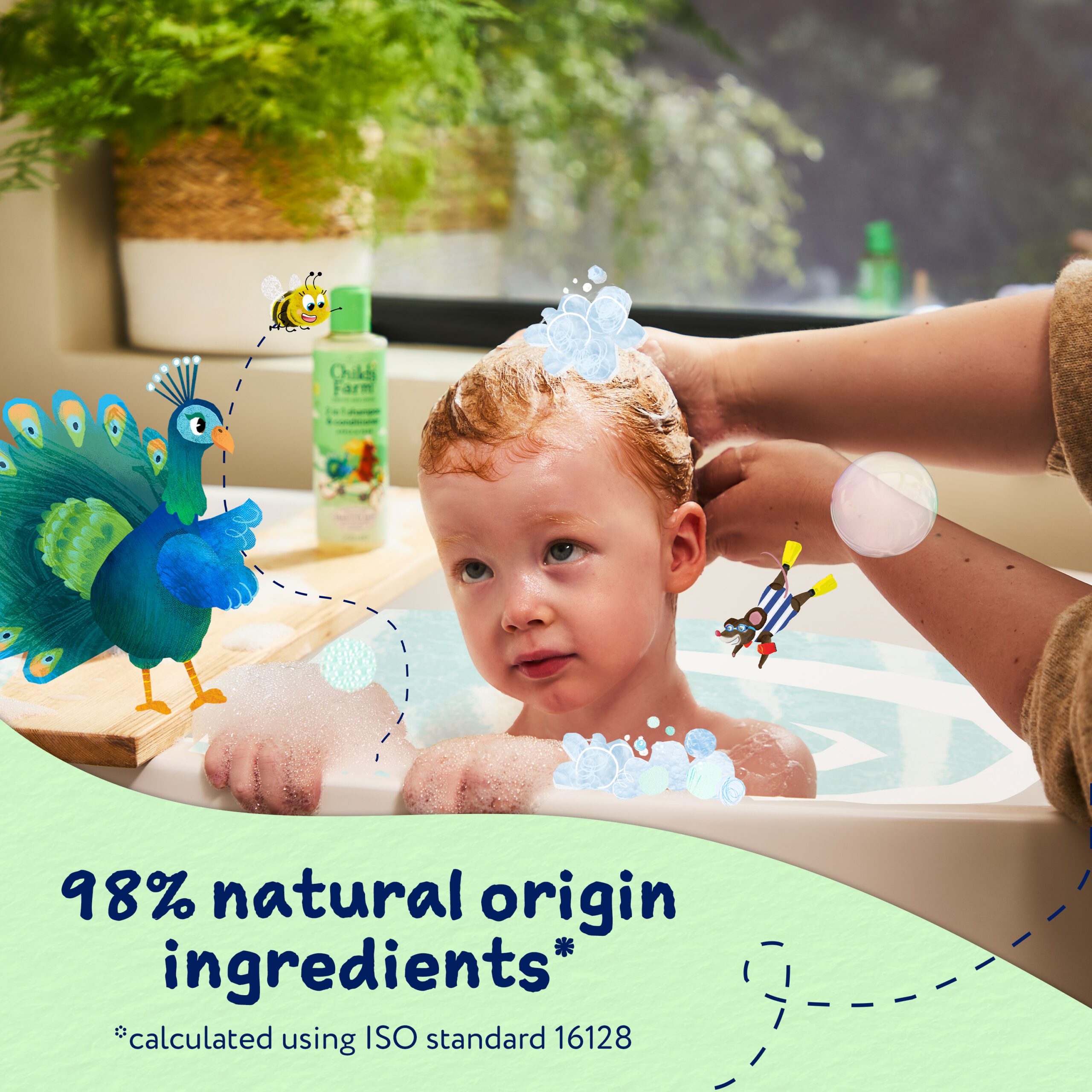 Childs Farm 2 in 1 Shampoo & Conditioner, Apple & Pear, 250ml