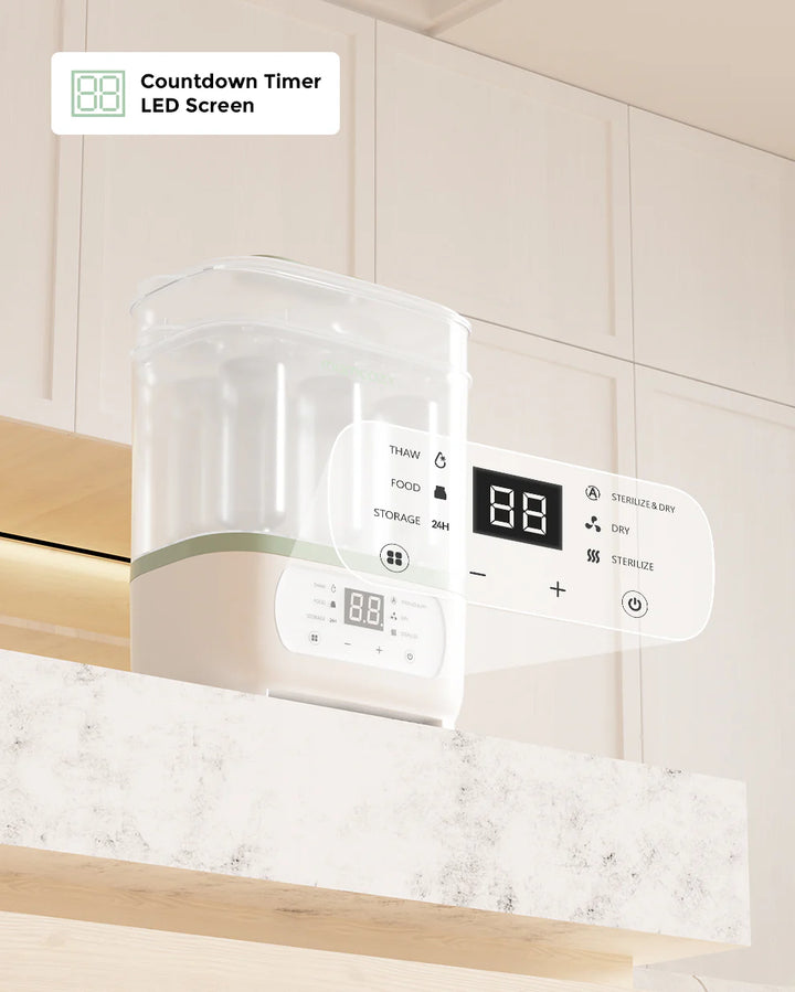 Momcozy 8-in-1 Baby Bottle Steam Sterilizer