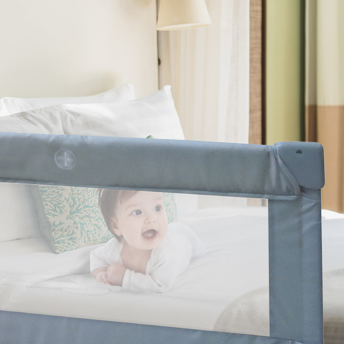 Asalvo 90cm Bed Rail - Grey