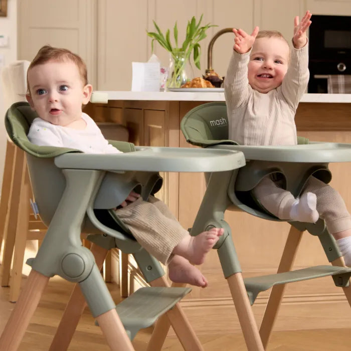 Baby Elegance Mash Highchair Bundle - Sage