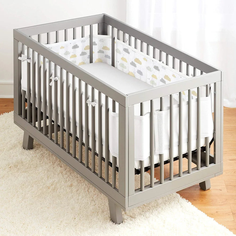 Breathable Baby Mesh Cot Liner - On Cloud Nine