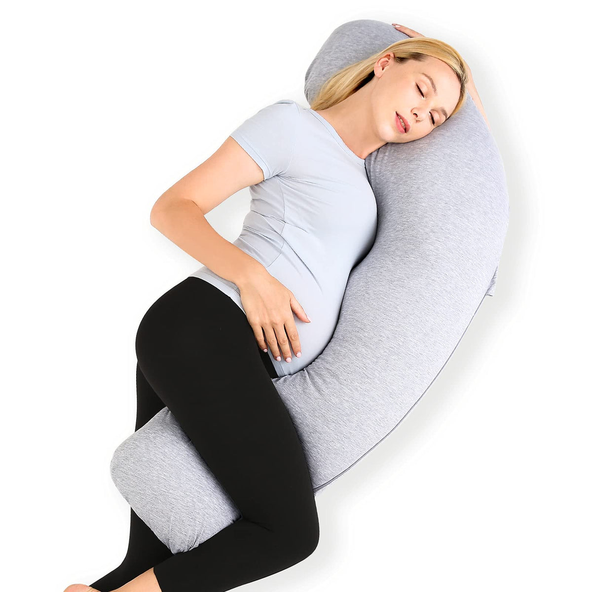 Momcozy U-Shaped Pregnancy Body Pillow