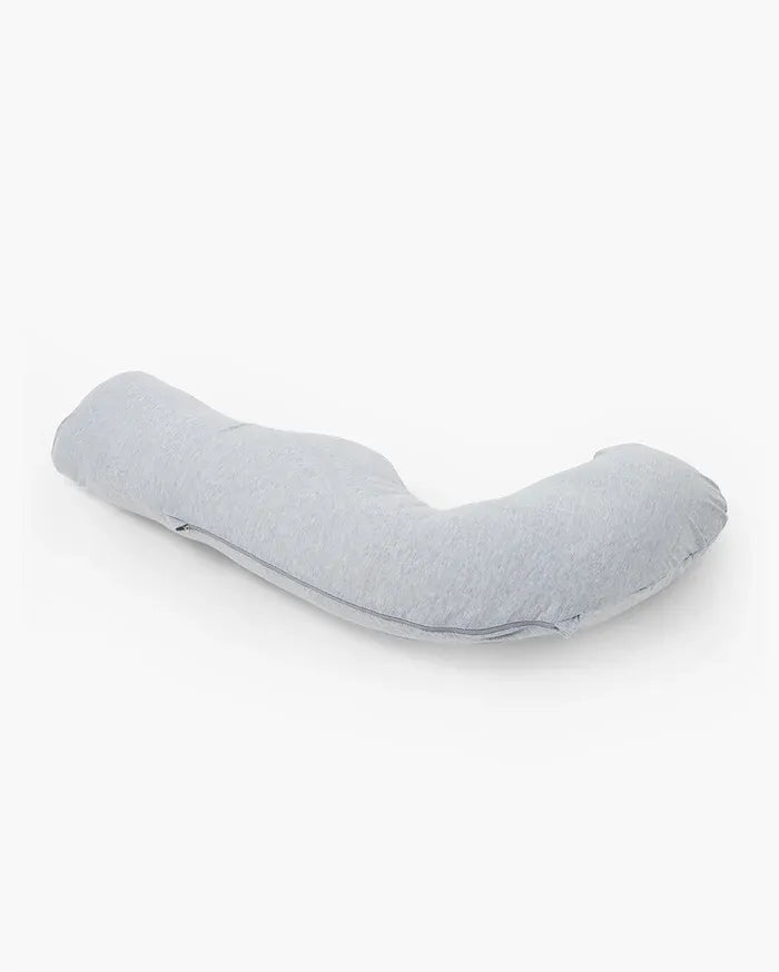 Momcozy J Shaped Maternity Body Pillow - Grey
