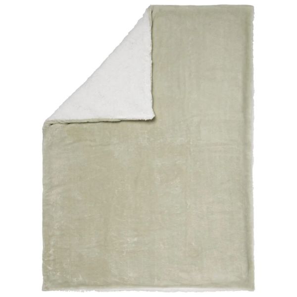 Babycalin Ultra-Soft Sherpa Baby Blanket - Sage Green