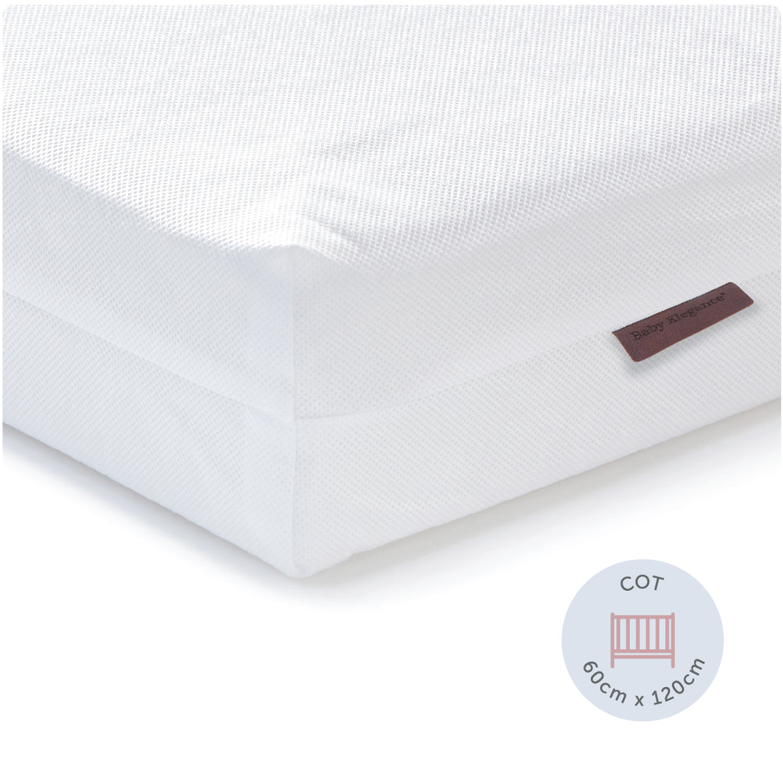 Baby Elegance Cot Mattress - Eco Fibre- 60 x 120 x 10cm