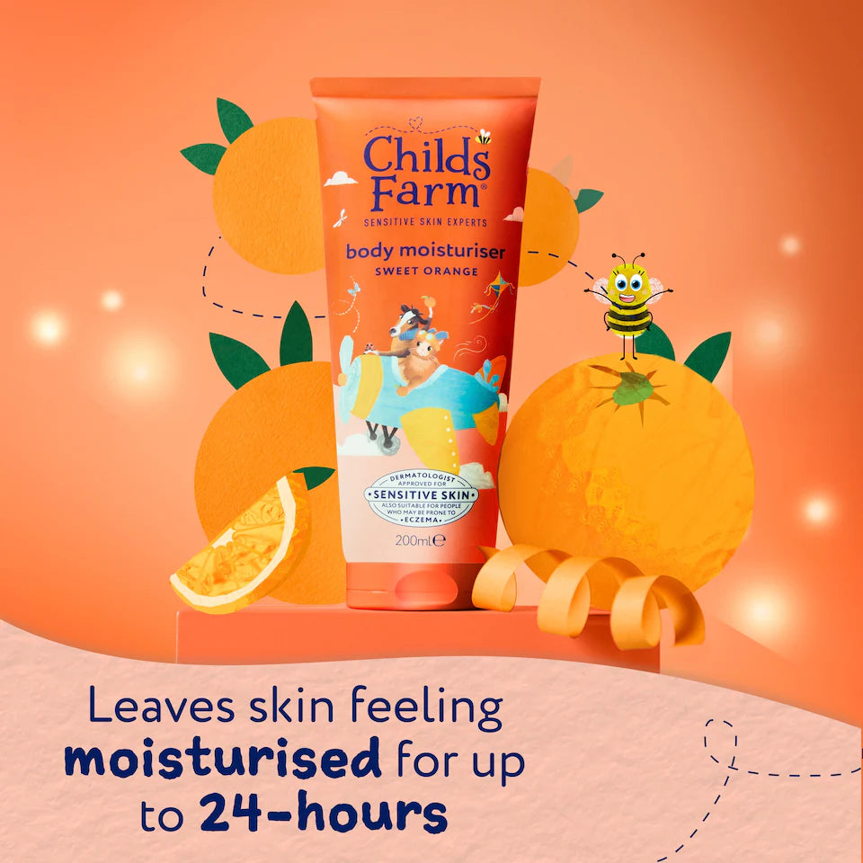 Childs Farm Body Moisturiser Sweet Orange Fragranced 200ml