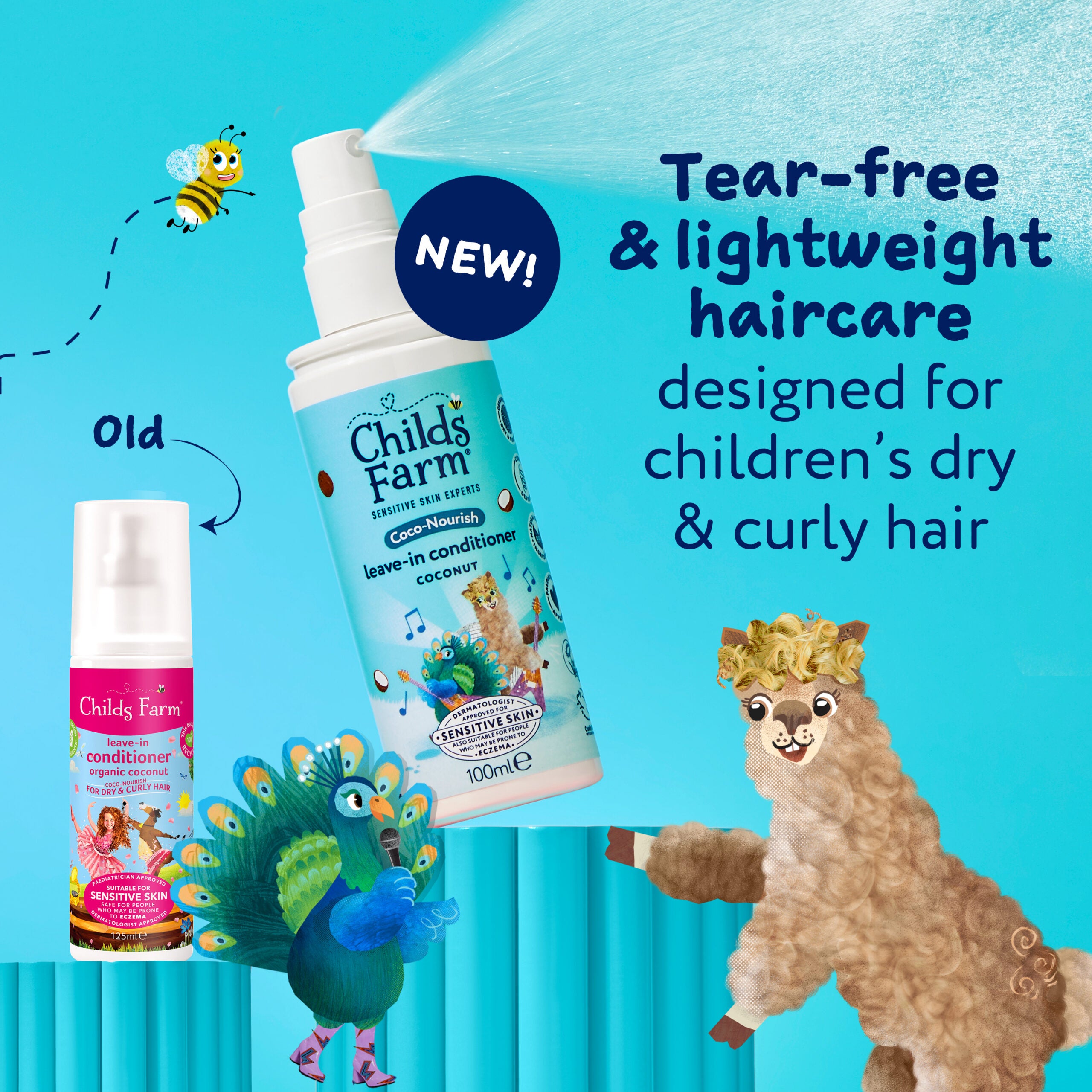 Childs Farm Coco-Nourish Leave-in Conditioner, Coconut, 100ml