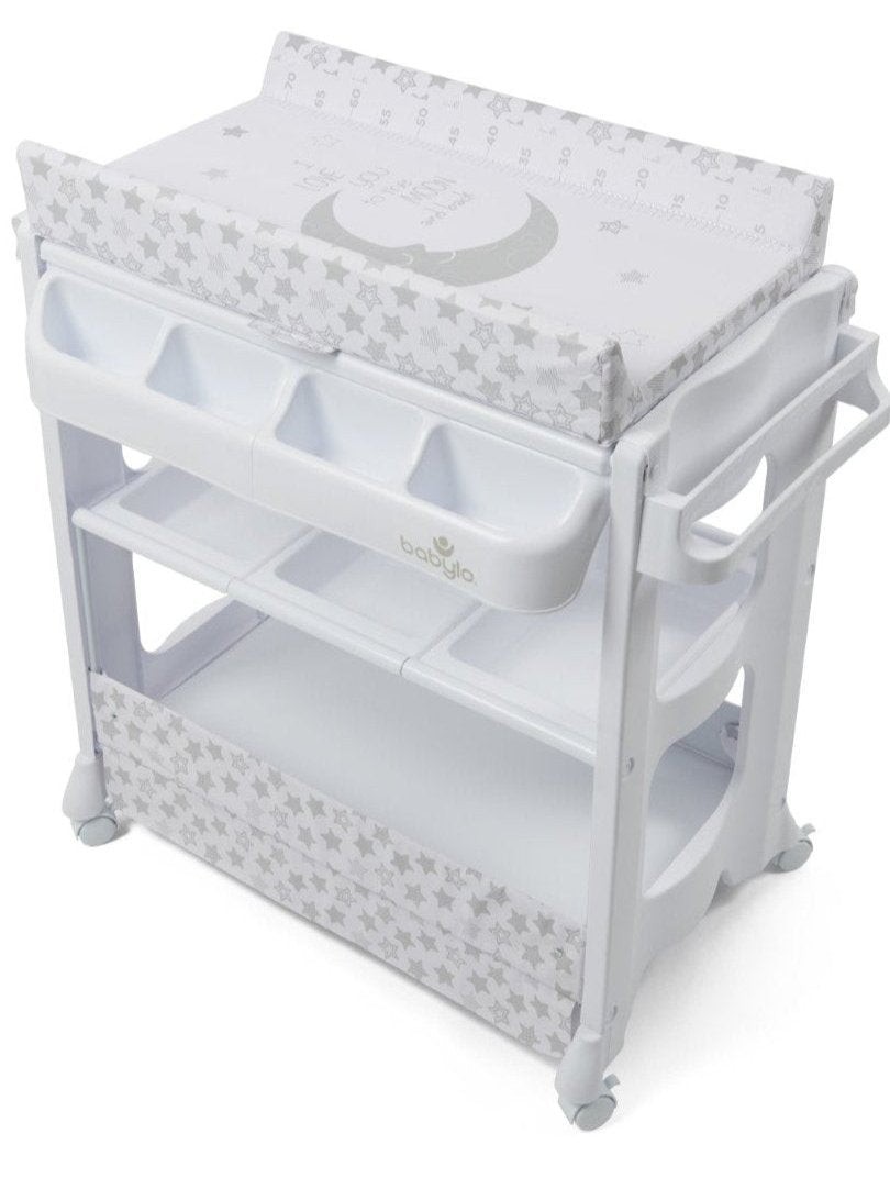 Babylo Bath and Baby Changing Table - Moon and Stars