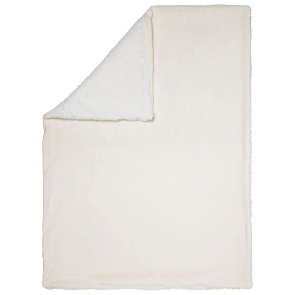 Babycalin Ultra-Soft Sherpa Baby Blanket - Ecru Cream