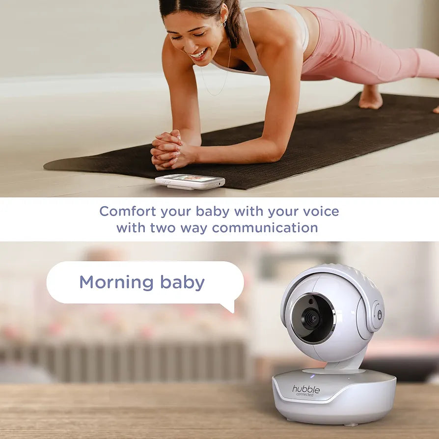 Hubble Connected Nursery View Select 4.3" Video Baby Monitor with Pan Tilt and Zoom