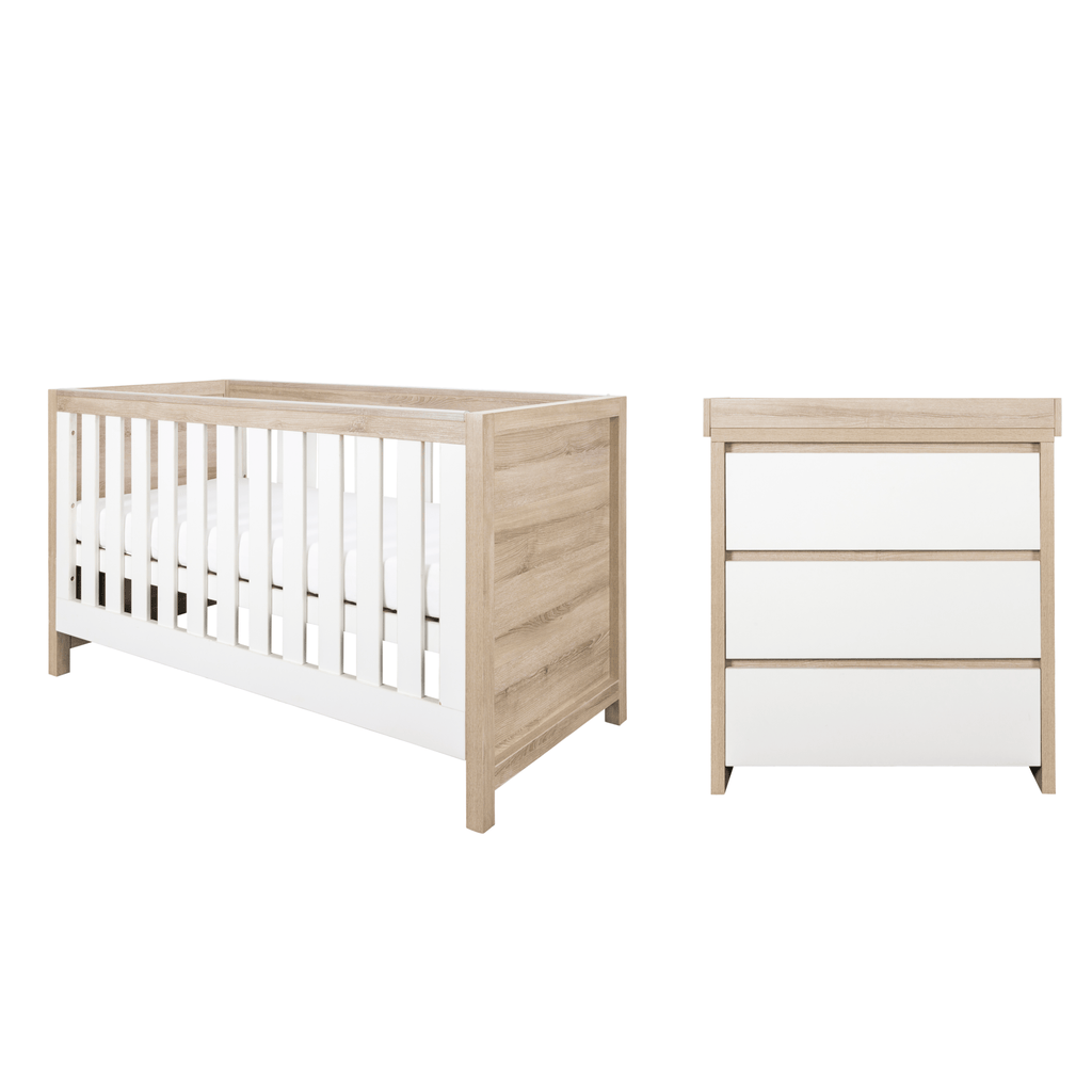 Tutti Bambini Modena Collection 2 Piece Room Set - Bundle