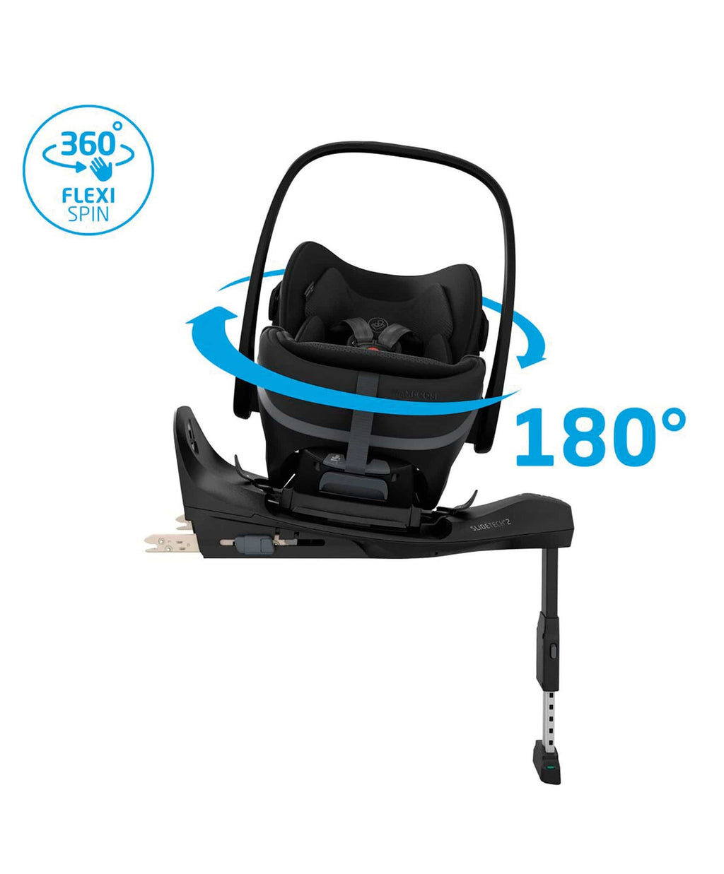 Maxi Cosi Pebble Slide Pro + Base - Onyx Black