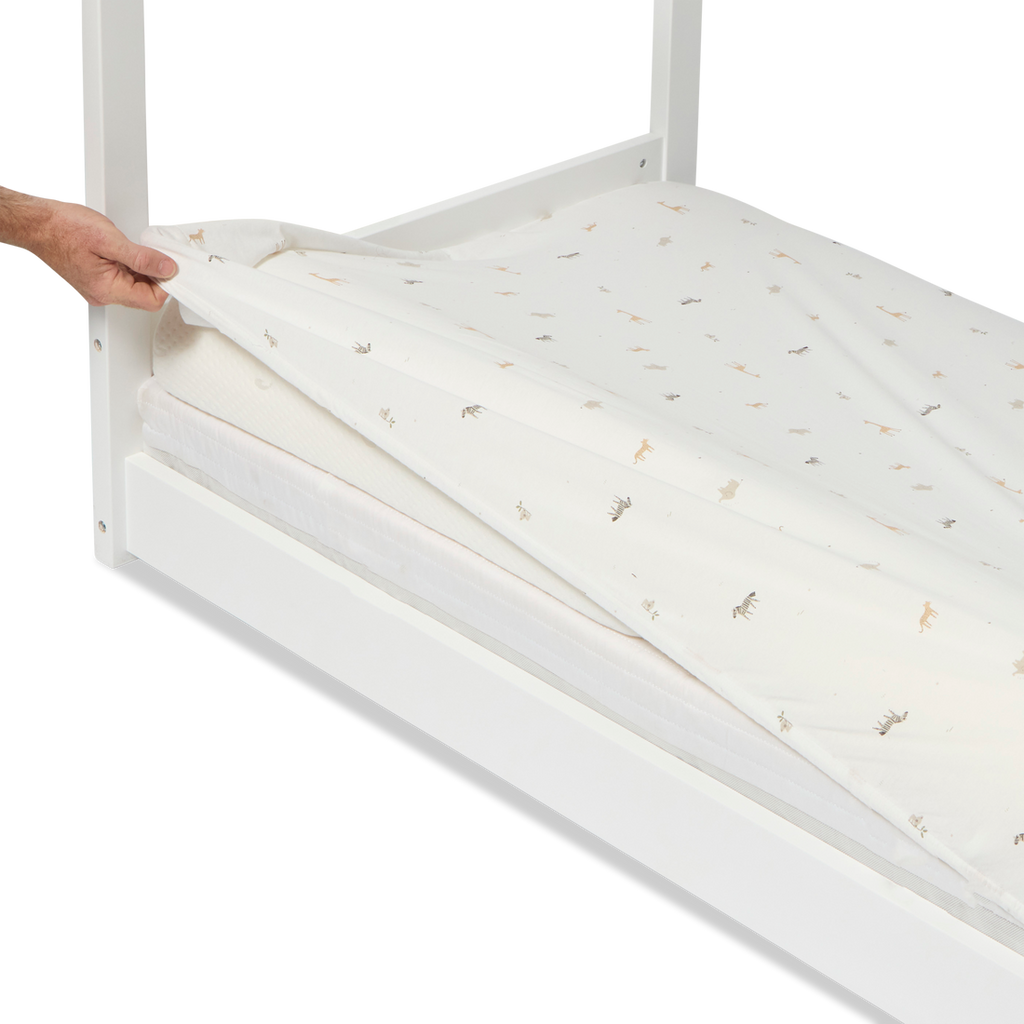 Baby Elegance Toddler Bed Guard Wedge - White