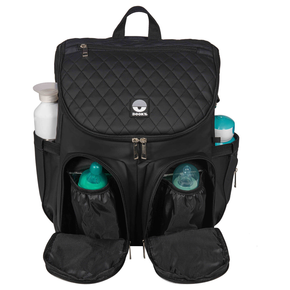 Dooky Diaper Backpack 2 in 1 Black