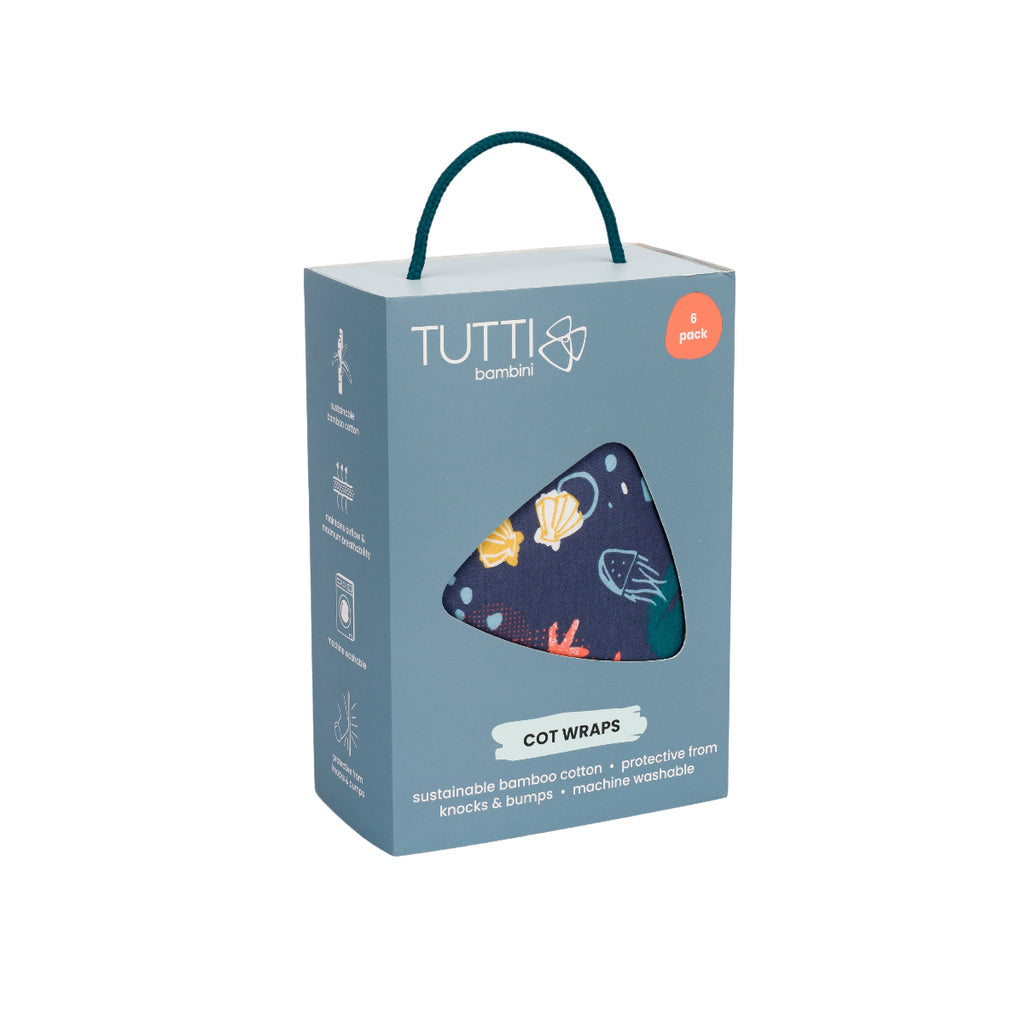Tutti Bambini Cot Wraps 6pk - Our Panet