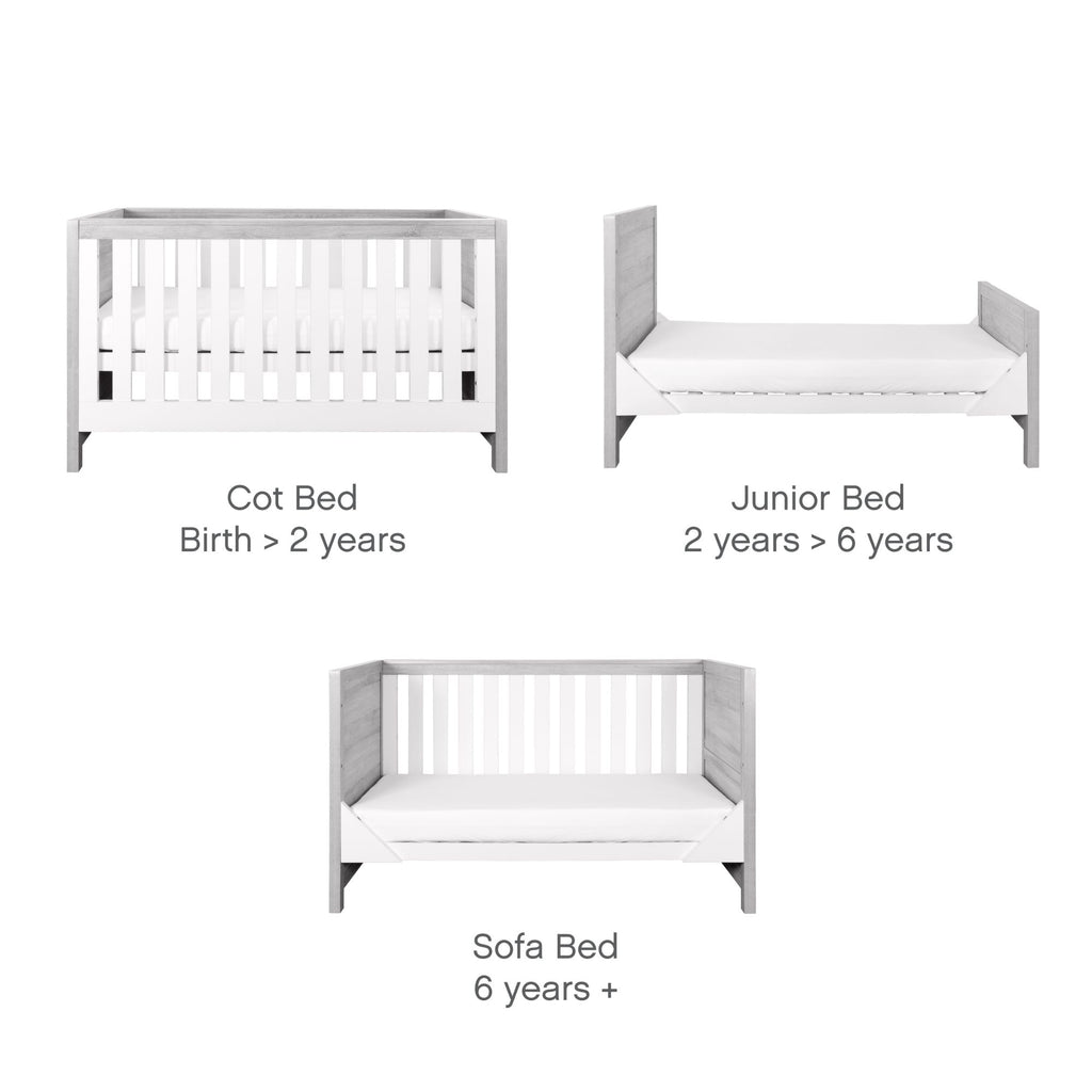 Tutti Bambini Modena Collection 2 Piece Room Set - Bundle