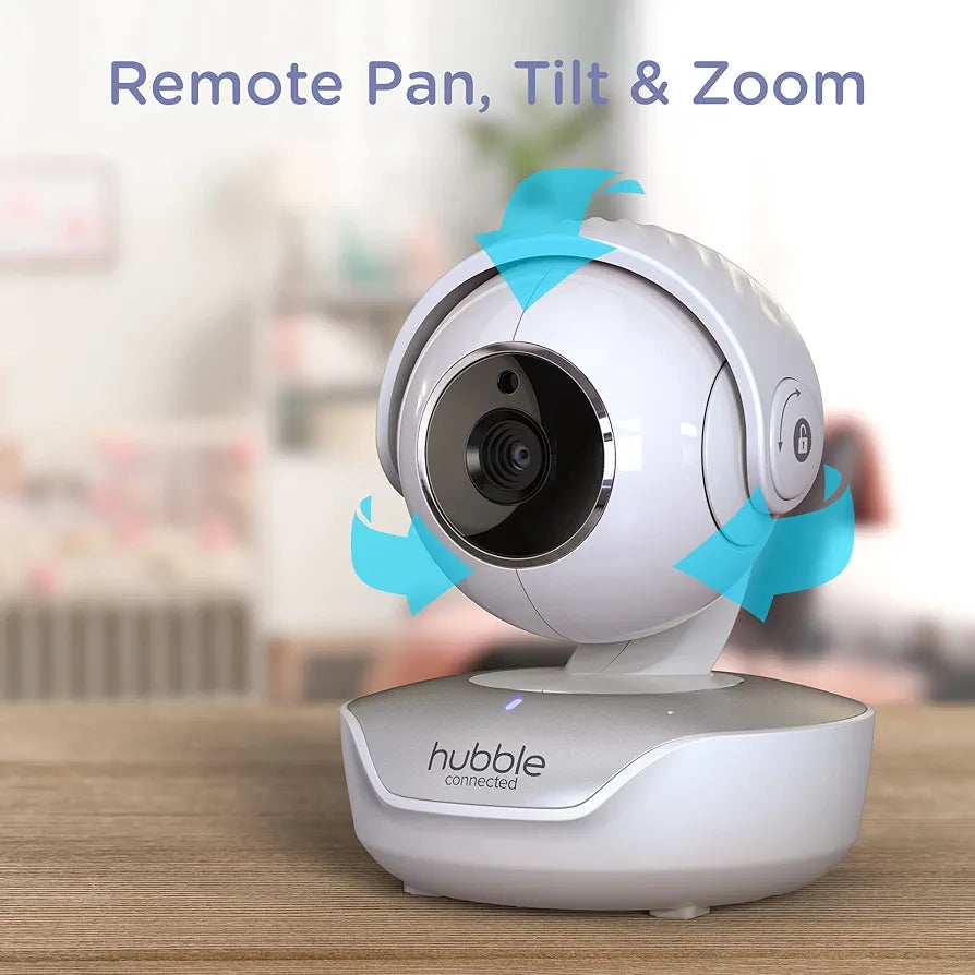 Hubble Connected Nursery View Select 4.3" Video Baby Monitor with Pan Tilt and Zoom