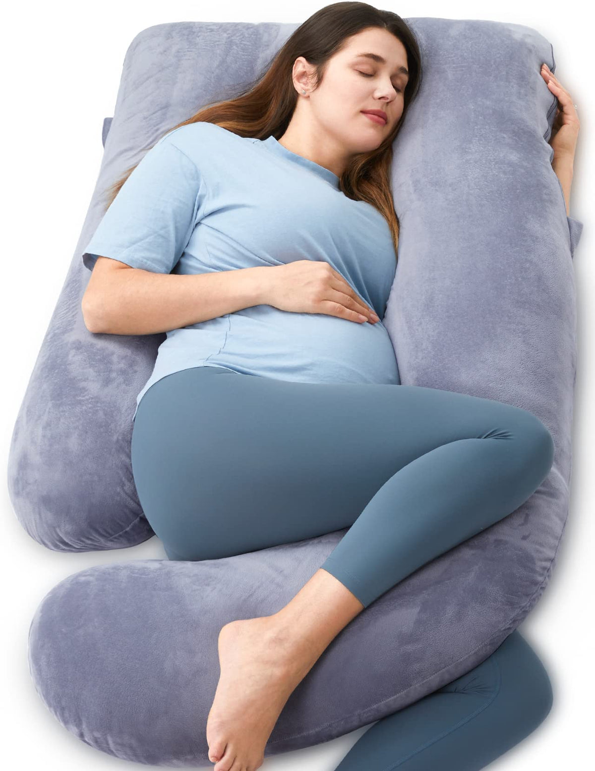 Momcozy U-Shaped Pregnancy Body Pillow