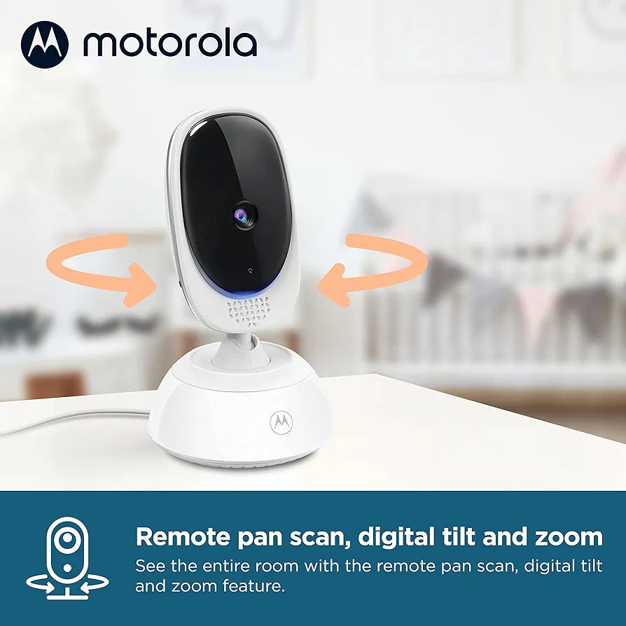Motorola VM75 5" Video Baby Monitor with Remote Pan & Temperature Monitoring