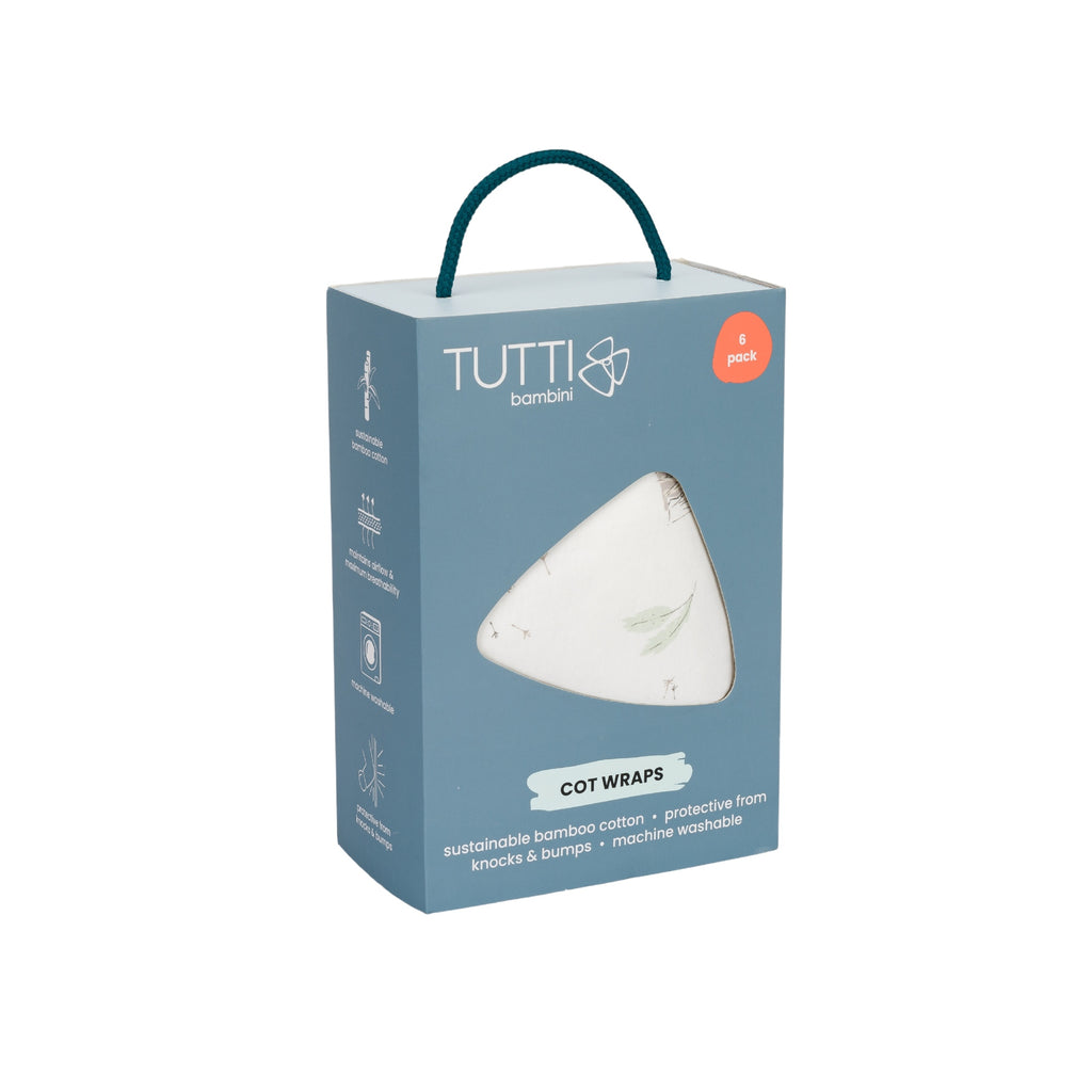 Tutti Bambini Cot Wraps 6pk - Cocoon