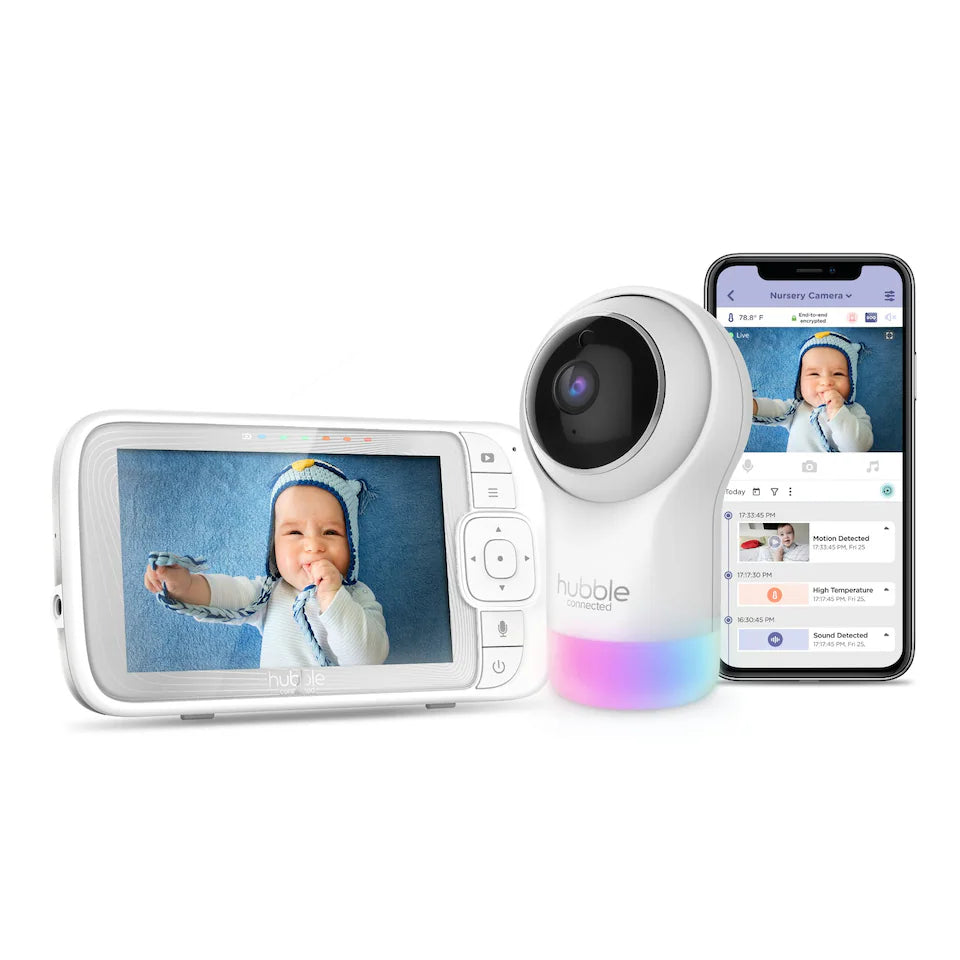 Hubble Connected
Glow 5-in-1 Smart Full HD Baby Monitor