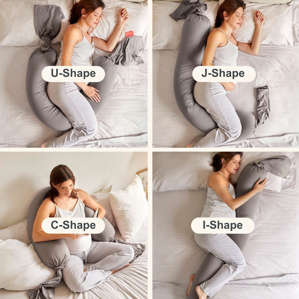 BBhugme Pregnancy Pillow - Stone